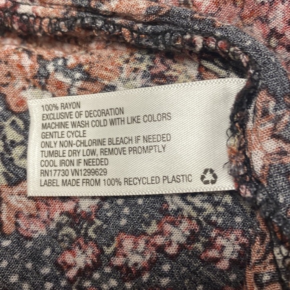 Knox Rose Patchwork Ladies Flowy, Pullover Floral, Casual, Embroidery, Ruffle‎ S - Picture 13 of 16